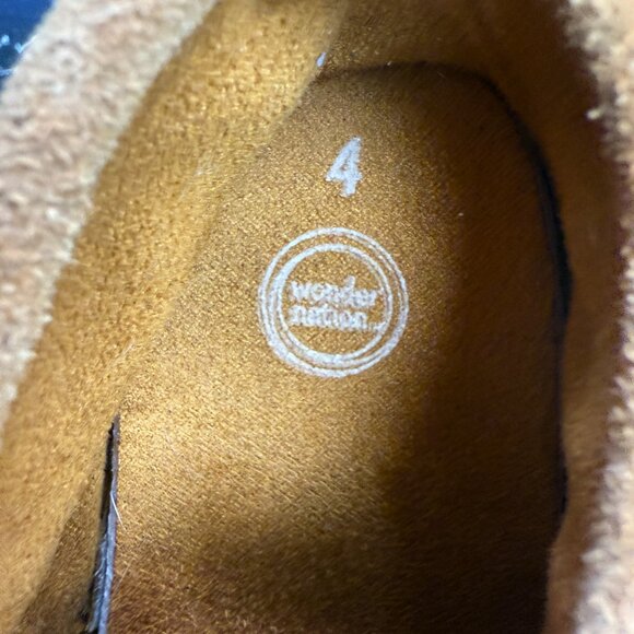 Baby’s Tan Genuine Leather Moccasins- Size 4 - Picture 7 of 9